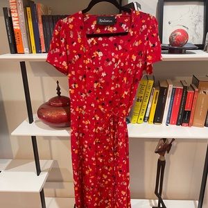 Realisation Par “The Teale” dress in Rouge Fleur